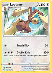 Lopunny Silver Tempest Pokemon Card
