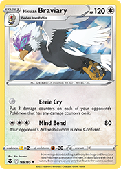 Hisuian Braviary Silver Tempest Pokemon Card