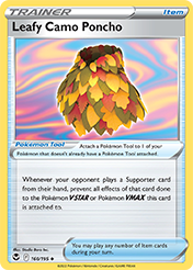 Leafy Camo Poncho Silver Tempest Pokemon Card