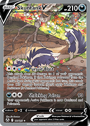 Skuntank V Silver Tempest Pokemon Card
