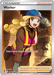 Worker Silver Tempest Pokemon Card