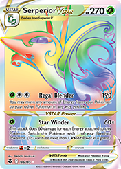 Serperior VSTAR Silver Tempest Pokemon Card