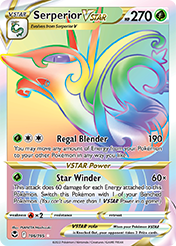 Card image - Serperior VSTAR - 196 from Silver Tempest