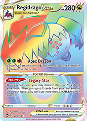 Card image - Regidrago VSTAR - 201 from Silver Tempest