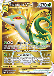 Serperior VSTAR Silver Tempest Pokemon Card