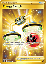 Energy Switch Silver Tempest Pokemon Card