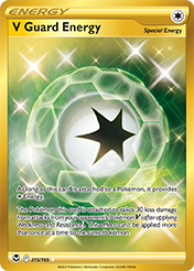V Guard Energy Silver Tempest Pokemon Card