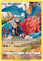 Druddigon Silver Tempest Pokemon Card