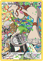 Smeargle Silver Tempest Pokemon Card