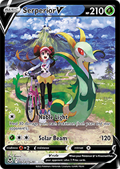 Serperior V Silver Tempest Pokemon Card