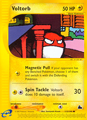 Voltorb Skyridge Pokemon Card