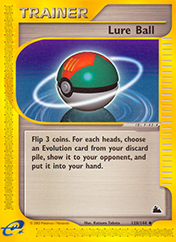 Lure Ball Skyridge Pokemon Card