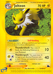 Jolteon Skyridge Pokemon Card