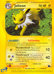 Jolteon Skyridge Card List