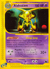 Alakazam Skyridge Pokemon Card