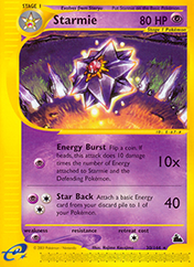 Starmie Skyridge Pokemon Card