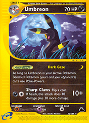 Umbreon Skyridge Pokemon Card