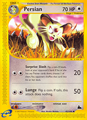 Persian Skyridge Pokemon Card