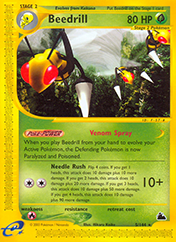 Beedrill Skyridge Pokemon Card