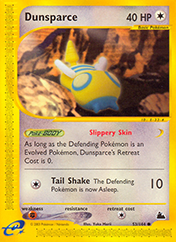 Dunsparce Skyridge Pokemon Card