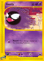 Gastly Skyridge Pokemon Card