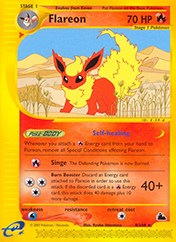 Flareon Skyridge Pokemon Card