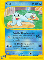 Seel Skyridge Pokemon Card