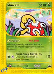 Shuckle Skyridge Pokemon Card