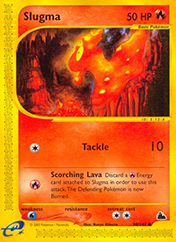 Slugma Skyridge Pokemon Card
