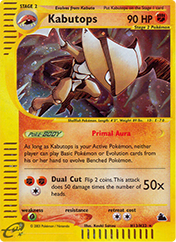 Kabutops Skyridge Pokemon Card