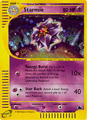 Starmie Skyridge Pokemon Card