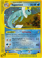 Vaporeon Skyridge Pokemon Card
