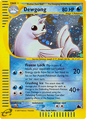 Dewgong Skyridge Pokemon Card