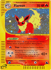 Flareon Skyridge Pokemon Card
