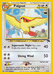 Pidgeot Southern Islands Card List