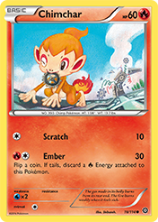 Chimchar Steam Siege Card List