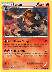 Pyroar Steam Siege Pokemon Card