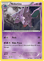 Nidorino Steam Siege Pokemon Card