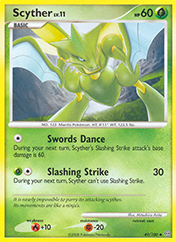 Scyther Stormfront Pokemon Card