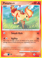 Ponyta Stormfront Pokemon Card