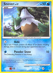 Snover Stormfront Pokemon Card