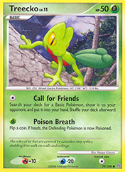 Treecko Stormfront Pokemon Card