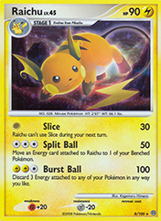 Raichu Stormfront Card List