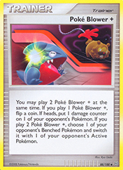 Poke Blower + Stormfront Pokemon Card