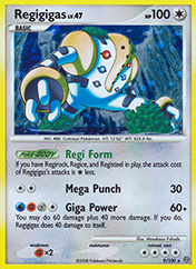 Regigigas Stormfront Card List