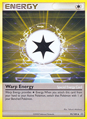Warp Energy Stormfront Pokemon Card
