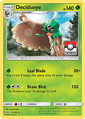 Decidueye Sun & Moon Card List