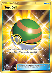 Nest Ball Sun & Moon Pokemon Card