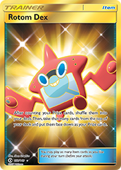 Rotom Dex Sun & Moon Pokemon Card