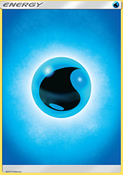 Water Energy Sun & Moon Pokemon Card